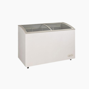 ohms glass door chest freezer – spacious & energy efficient freezer